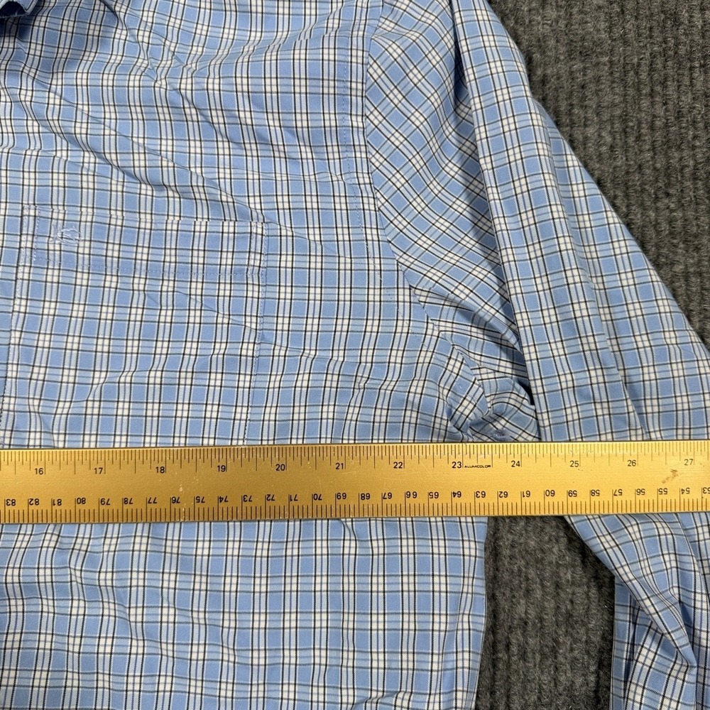 Southern Tide Mens XXL Blue Plaid Long Sleeve Button Down Shirt Cotton Check - Picture 4 of 7